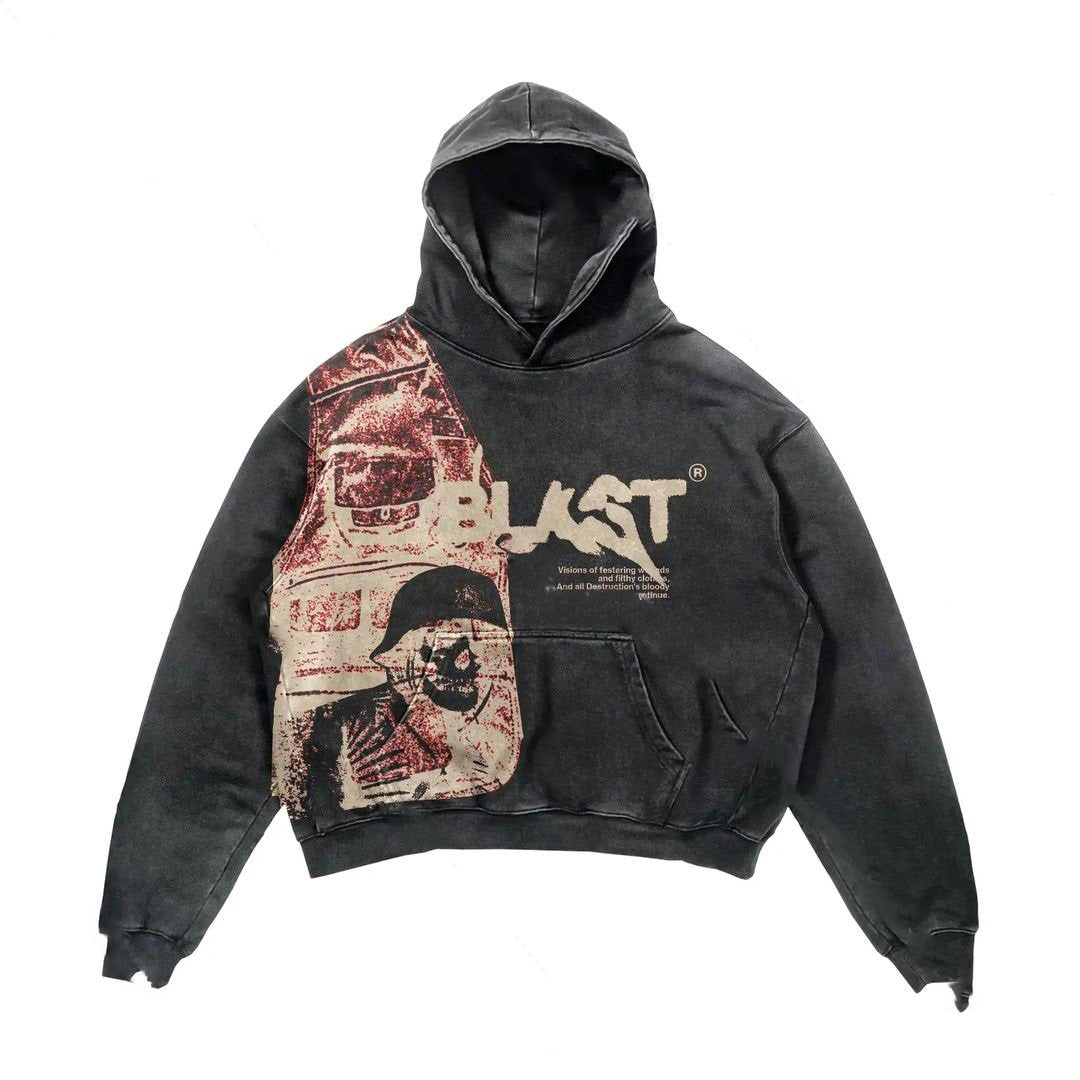 Retro Y2K Hoodie Coats